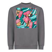 Storm nurse slippers seamless pattern Heavyweight Sweatshirt - BundleAndBundleShop