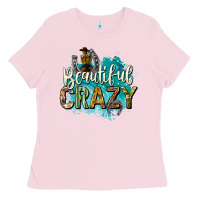 Bubblegum Pink beautiful crazy Ladies Tee - texasbilliewilder