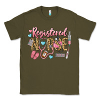 Army Green Registered Nurse Classic Tee - LillyAllenDesigns
