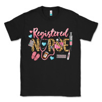 Black Registered Nurse Classic Tee - LillyAllenDesigns
