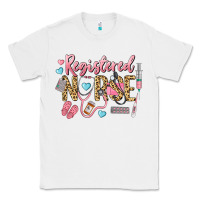 White Registered Nurse Classic Tee - LillyAllenDesigns