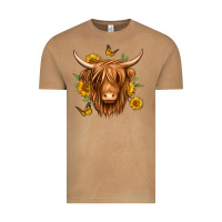 Vintage Camel sunflowers long haired cow Vintage Tee - Jasminsmagicworld