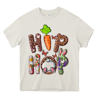 Cream hip hop easter bunny Heavy Core Tee - RanaPortraitStore