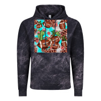 Cloud Black football leopard cactus seamless pattern Vintage Hoodie - JahusDesignShop