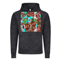 Vintage Arctic football leopard cactus seamless pattern Vintage Hoodie - JahusDesignShop