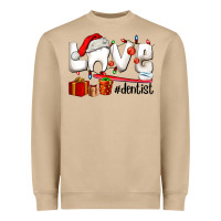 Mushroom Christmas love  dentist Heavyweight Sweatshirt - AdoDesignShop