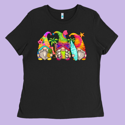Summer Gnomes Ladies Tee Designed By Zillion Design Studio