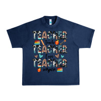 Navy teacher teach love inspire Urban Heavy Tee - JahusDesignShop