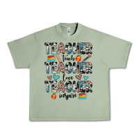 Oil Green teacher teach love inspire Urban Heavy Tee - JahusDesignShop