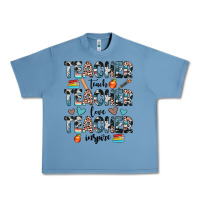 Pebble Blue teacher teach love inspire Urban Heavy Tee - JahusDesignShop
