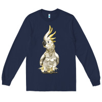 Navy Cockatoo Bird Long Sleeve Tee - LillyAllenDesigns