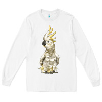 White Cockatoo Bird Long Sleeve Tee - LillyAllenDesigns