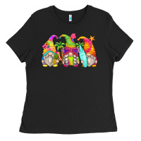 Black summer gnomes Ladies Tee - Zillion Design Studio