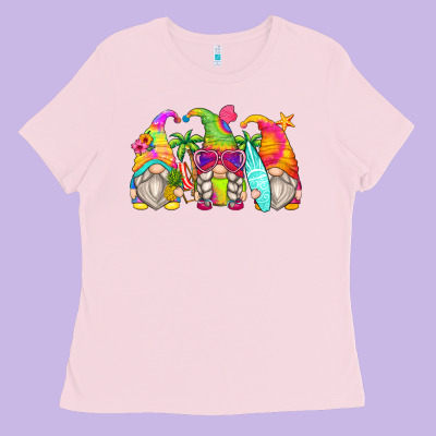 Summer Gnomes Ladies Tee Designed By Zillion Design Studio