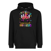 Black i magically survived 100 days Heavyweight Hoodie - Artiststas