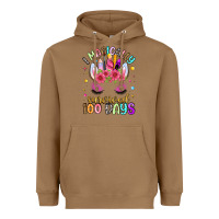 Toasted Coconut i magically survived 100 days Heavyweight Hoodie - Artiststas