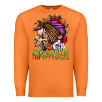 Carrot momster halloween momlife Premium Sweatshirt - Jasminsmagicworld