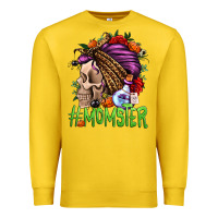 Lemon momster halloween momlife Premium Sweatshirt - Jasminsmagicworld