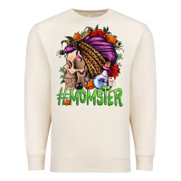 Sandshell momster halloween momlife Premium Sweatshirt - Jasminsmagicworld