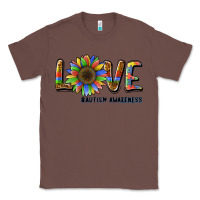 Chestnut love sunflower autism awareness Classic Tee - BarkalooDesign