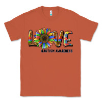 Copper love sunflower autism awareness Classic Tee - BarkalooDesign