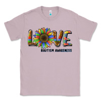 Lilac love sunflower autism awareness Classic Tee - BarkalooDesign