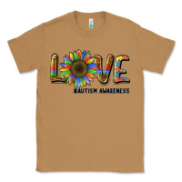 Toasted Coconut love sunflower autism awareness Classic Tee - BarkalooDesign