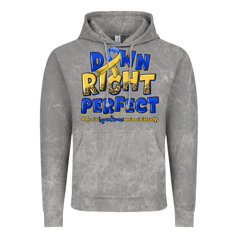 Down Right Perfect Down Syndrome Vintage Hoodie by Artiststas | Teevron