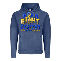 Vintage Denim down right perfect down syndrome Vintage Hoodie - Artiststas