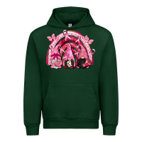 Forest Green gnomes rainbow breast cancer Urban Hoodie - CowGirlArtShop