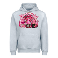 Heather Grey gnomes rainbow breast cancer Urban Hoodie - CowGirlArtShop