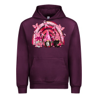 Mauve Wine gnomes rainbow breast cancer Urban Hoodie - CowGirlArtShop
