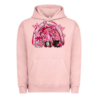 Pigment Salmon gnomes rainbow breast cancer Urban Hoodie - CowGirlArtShop