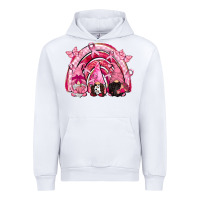 White gnomes rainbow breast cancer Urban Hoodie - CowGirlArtShop