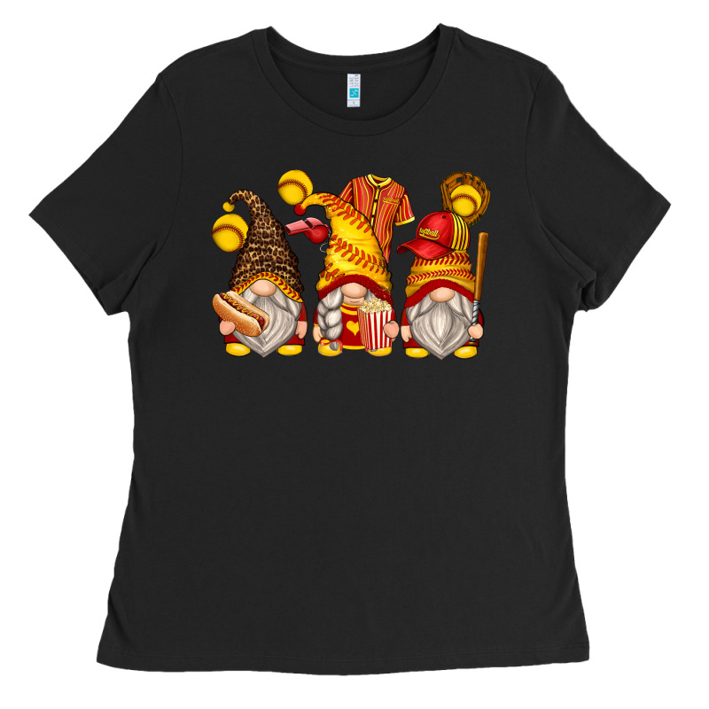 Softball Gnomes Ladies Tee by Zillion Design Studio | Teevron