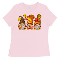 Bubblegum Pink softball gnomes Ladies Tee - Zillion Design Studio