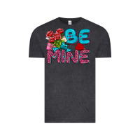 Vintage Black be mine valentine Vintage Tee - AdoDesignShop
