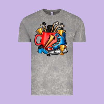 Hockey Coffee Vintage Tee Designed By Adodesignshop
