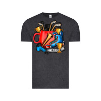Vintage Black hockey coffee Vintage Tee - AdoDesignShop