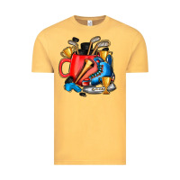 Vintage Mustard hockey coffee Vintage Tee - AdoDesignShop