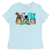Baby Blue soccer gnomes Ladies Tee - Zillion Design Studio