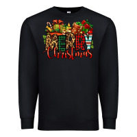Black merry Christmas Premium Sweatshirt - Jasminsmagicworld