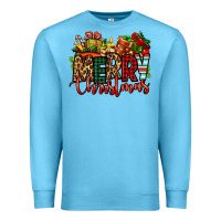 Ocean Blue merry Christmas Premium Sweatshirt - Jasminsmagicworld