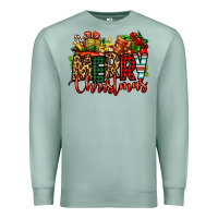 Seafoam merry Christmas Premium Sweatshirt - Jasminsmagicworld
