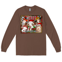 Chestnut merry christmas goats Long Sleeve Tee - Jasminsmagicworld