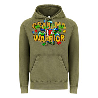 Vintage Olive grandma of a warrior Vintage Hoodie - Artiststas
