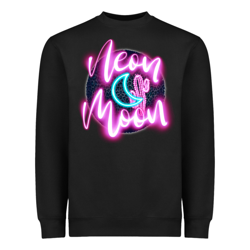 Neon Moon Heavyweight Sweatshirt by JahusDesignShop | Teevron