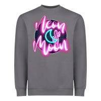 Storm neon moon Heavyweight Sweatshirt - JahusDesignShop