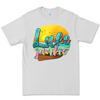 Dove Grey lake junkie Premium Tee - texasbilliewilder