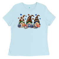 Baby Blue football gnomes Ladies Tee - Zillion Design Studio